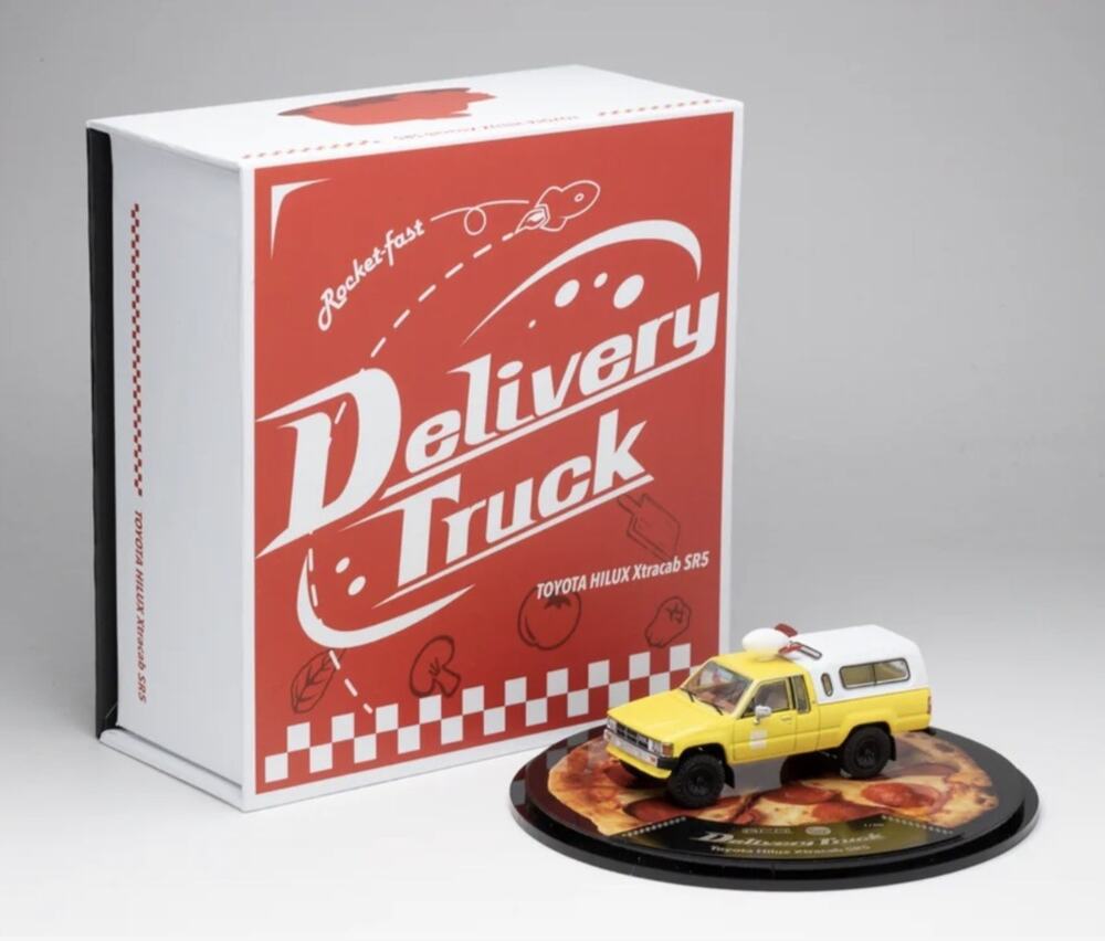 GCD 1:64 Toyota Hilux SR5 Delivery Truck (Clean) DiecastTalk Exclusive